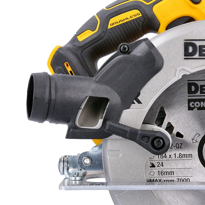 Dewalt DCS570 18V XR Brushless Circular Saw with 2 x 5Ah Batteries, Charger & Case