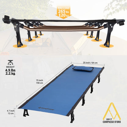 - KingCamp Folding Camping Beds | Ultralight Portable Camp Bed for Adults -