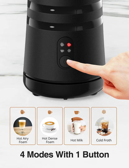 - Milk Frother | Automatic Milk Frother Machine | 4 in 1 Functions -