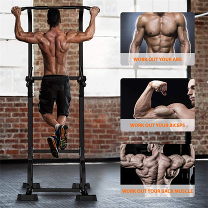 - Sportsroyals Power Tower | Dip Station | Pull Up Bar for Home Gym | 450LBS -