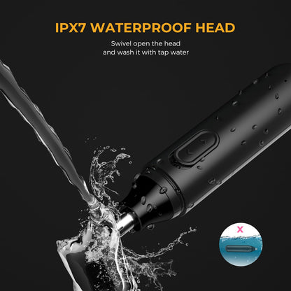 - Nose Hair Trimmer for Men | Professional Painless Rechargeable -