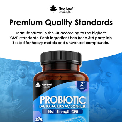 - Probiotic Supplements Acidophilus Probiotic Tablets High Strength | Digestive & Gut Health Supplements -
