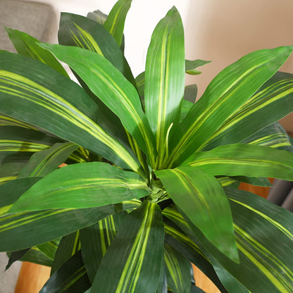 - Fopamtri Artificial Dracaena Tree Decorative Plant 120cm -