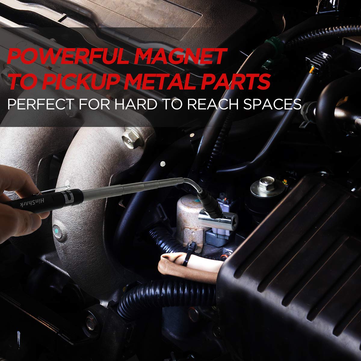 - Hinshark Gifts for Men | LED Magnetic Tool -