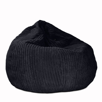 - Rucomfy Beanbags Large Corduroy Slouchbag | Plush Bean Bag Chair for Adults -