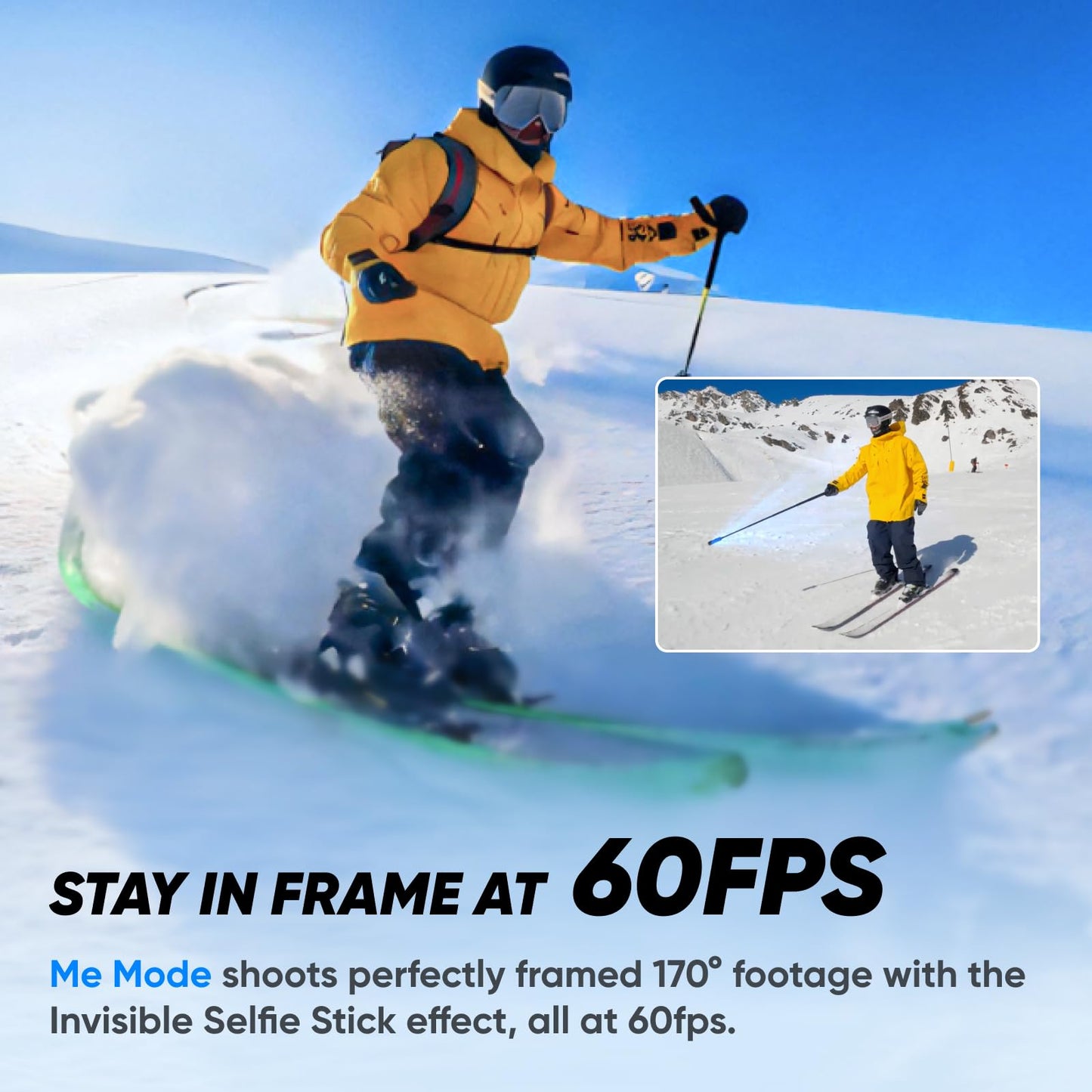 - Insta360 X3 Snow Bundle | Waterproof 360 Action Camera with 1/2" 48MP Sensors -