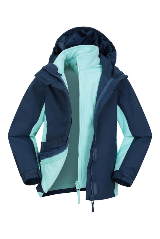 - Mountain Warehouse Lightning 3 in 1 Kids Waterproof Jacket -