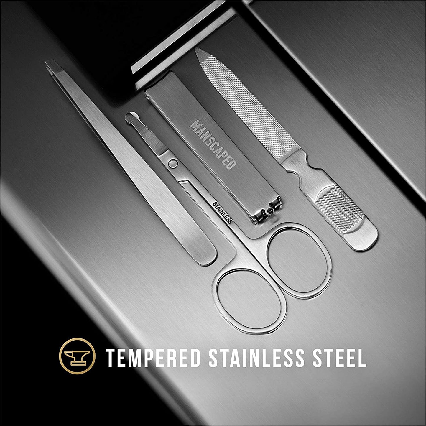 - MANSCAPED Shears 2.0 | Tempered Stainless Steel Men's Nail Kit -