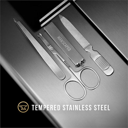 - MANSCAPED Shears 2.0 | Tempered Stainless Steel Men's Nail Kit -