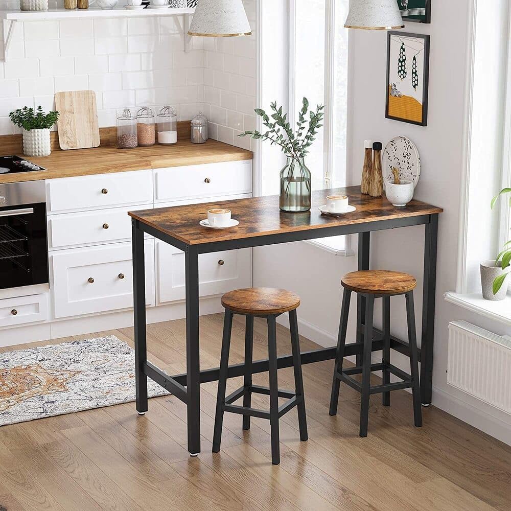 - VASAGLE Bar Stools Set of 2, Bar Chairs -