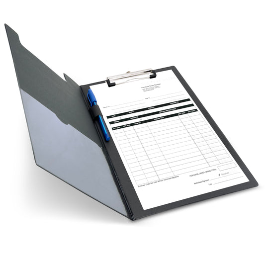 - Rapesco VFDCB0B3 Foldover Clipboard | with Pocket | A4 | Black -