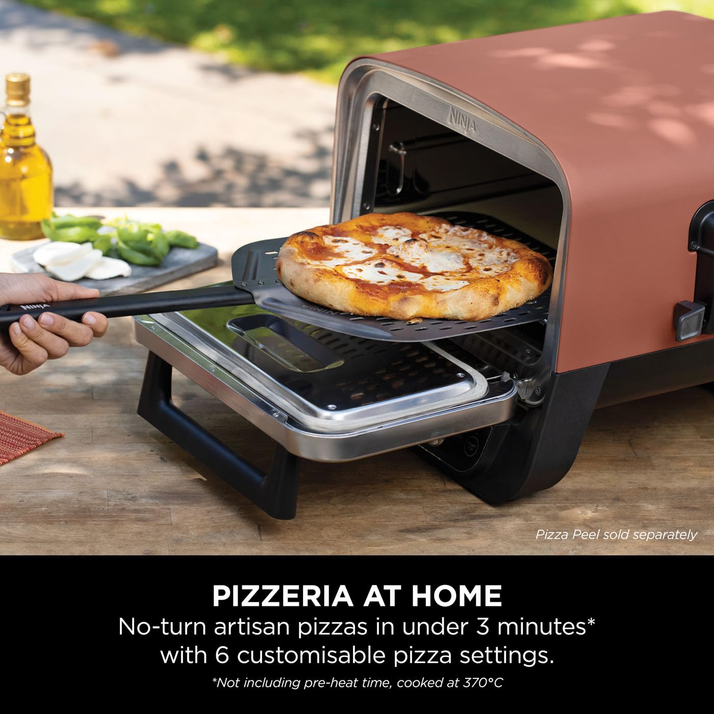 - Ninja Woodfire Electric Outdoor Oven | 8-in-1 Pizza Oven | High-Heat Roaster & BBQ Smoker with Roast Rack -