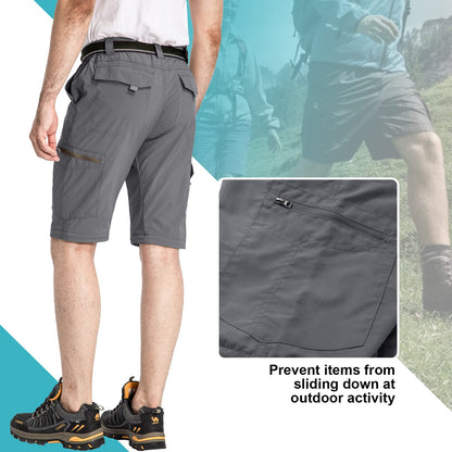 - Mosingle Walking Hiking Trousers Mens | Safari Zip Off Lightweight Quick Dry -