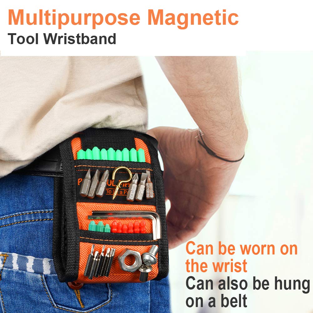 Dad Gifts for Fathers Day Gift - Magnetic Wristbands DIY Tools Gifts for Men Cool Gadgets, Father's Day Gifts for Dad Husband Hand Tools Gifts for Him, 2024 Birthday Fathers Day Presents for Dad