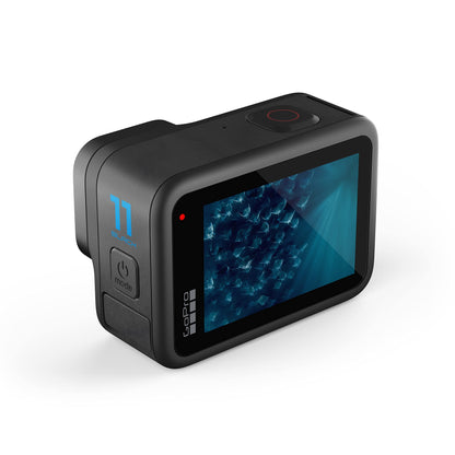 - GoPro HERO11 Black | Waterproof Action Camera With 5.3K60 Ultra HD Video | 27MP Photos, 1/1.9" Image Sensor | Live Streaming -