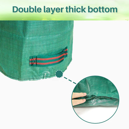 - Singwow Garden Waste Bags | 500L x 2 Heavy Duty Garden Bags | Reusable Garden Sacks with Handles -