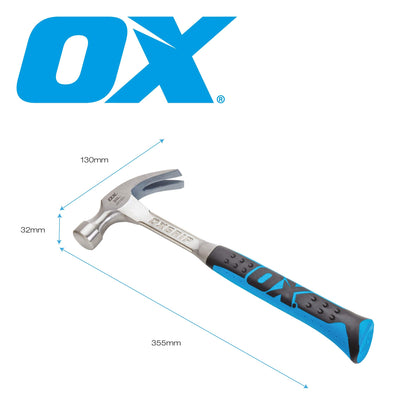 - OX Pro Claw Hammer | 20 oz -