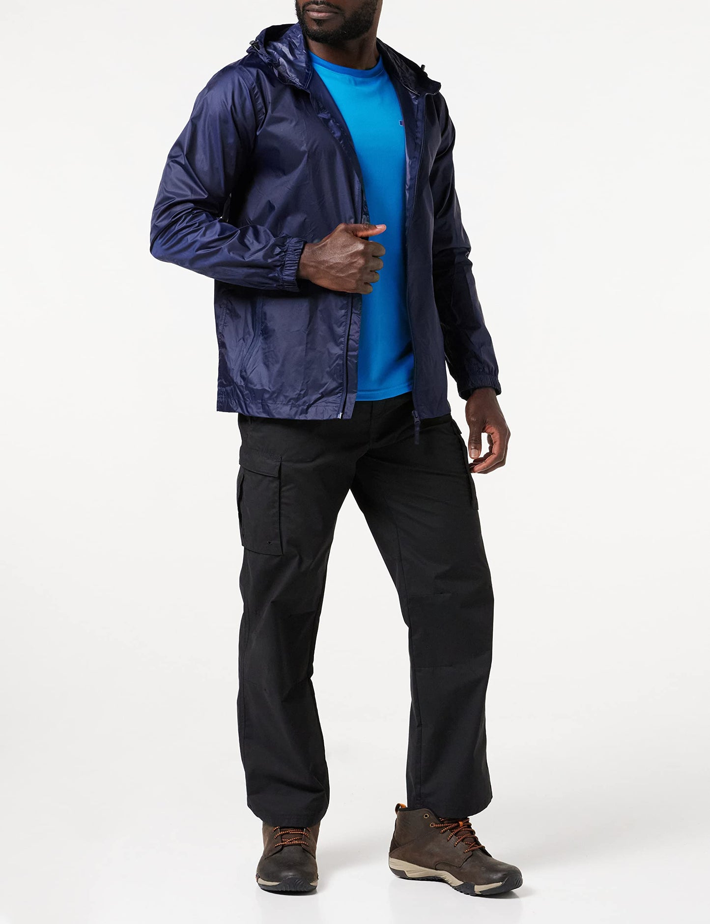 - Regatta Men's Professional Pro Packaway Waterproof & Breathable Windproof Shell Jacket | Navy -