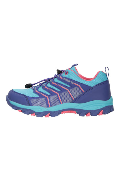 - Mountain Warehouse Bolt Kids Active Waterproof Shoes | Rainproof IsoDry Sneakers with Mesh upper -