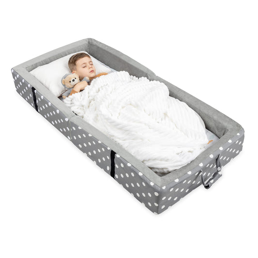 - Milliard Portable Toddler Bumper Bed | Folds for Travel -