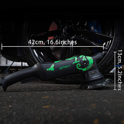 BATOCA Dual Action Car Polisher Buffer Machine 700W Orbital DA Polishing Machine with 6-Inch 150mm Buffing Polish Pads Bonnets for Car Care Polishing Clean