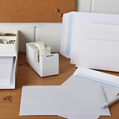 - Evour | A4 / C4 Self Seal White Pocket Envelopes -