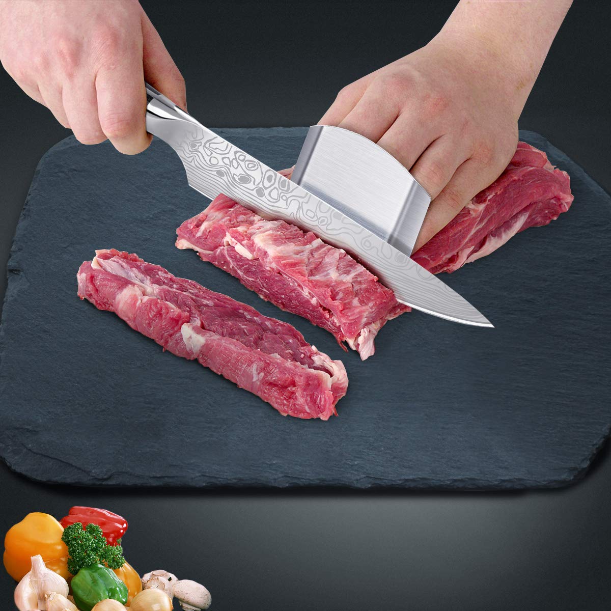 - MOSFiATA Ultra Sharp Kitchen Chef Knife 8 inch | Premier High Carbon German -