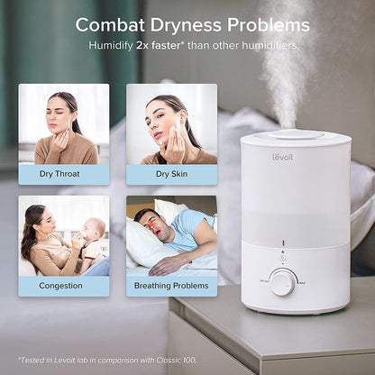 - LEVOIT 3L Humidifier | Cool Mist Humidifier for Home -