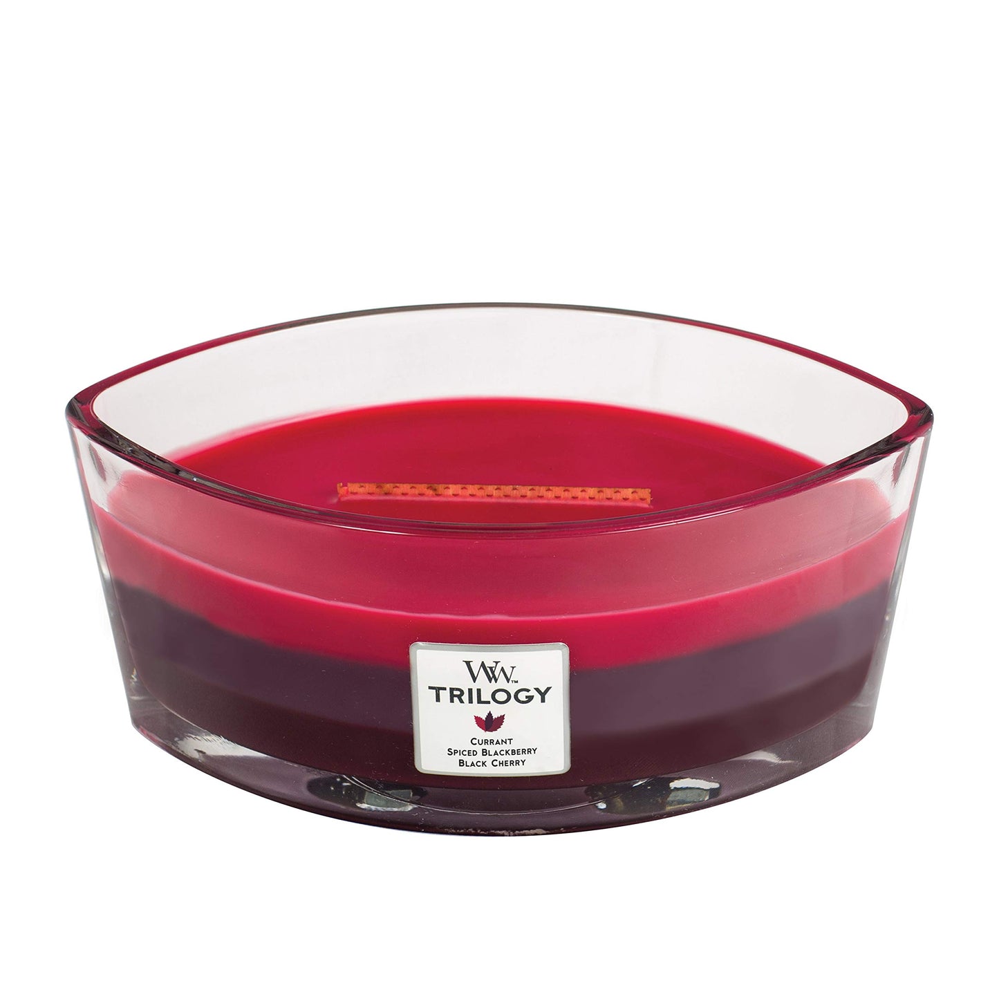 - Woodwick Ellipse Scented Candle with Crackling Wick | Sun-Ripened Berries |
