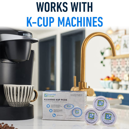 - Essential Values 10-Pack of Coffee Machine Cleaning Pods | Safe & Effective Coffee Machine Cleaner/Non-Toxic -
