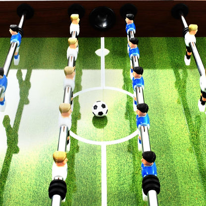 - vidaXL Football Table 60 kg Steel Brown 22 Players Table Game -