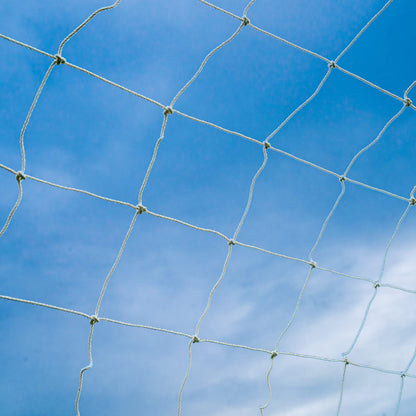 Amazon Exclusive Football Flick Goal - All weather - 70mm Extra thick uPVC - football goal for gardens, Integrated locking system (6x4, 8x4, 8x6, 12x6),White