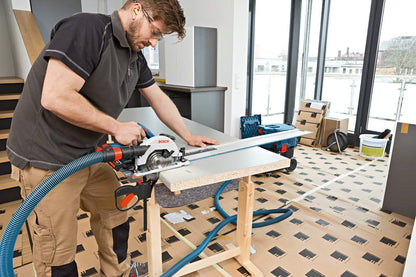 Bosch Professional 18V System GKS 18V-57 G Cordless Circular Saw (Saw Blade Diameter: 165 mm, Cutting Depth: 57 mm, excluding Batteries and Charger, in L-BOXX)