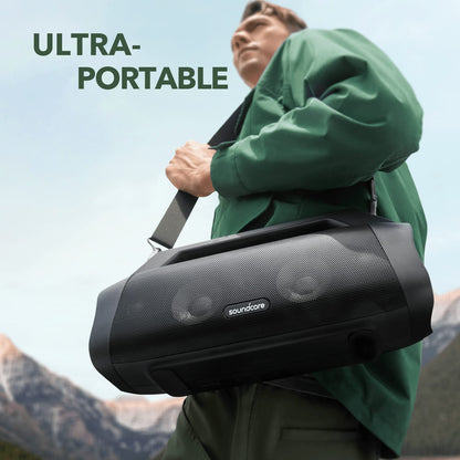 - Soundcore Anker Motion Boom Plus Bluetooth Speaker | Portable Speaker | 80W Booming Sound | IP67 Waterproof and Dustproof -