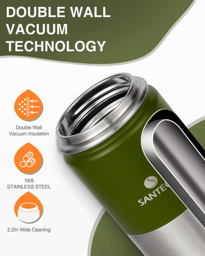 - Santeco Water Bottle 710/500ml |Stainless Steel Flask -
