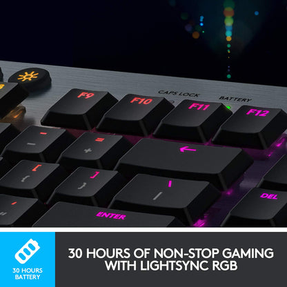 - Logitech G915 LIGHTSPEED Wireless Mechanical Gaming Keyboard -