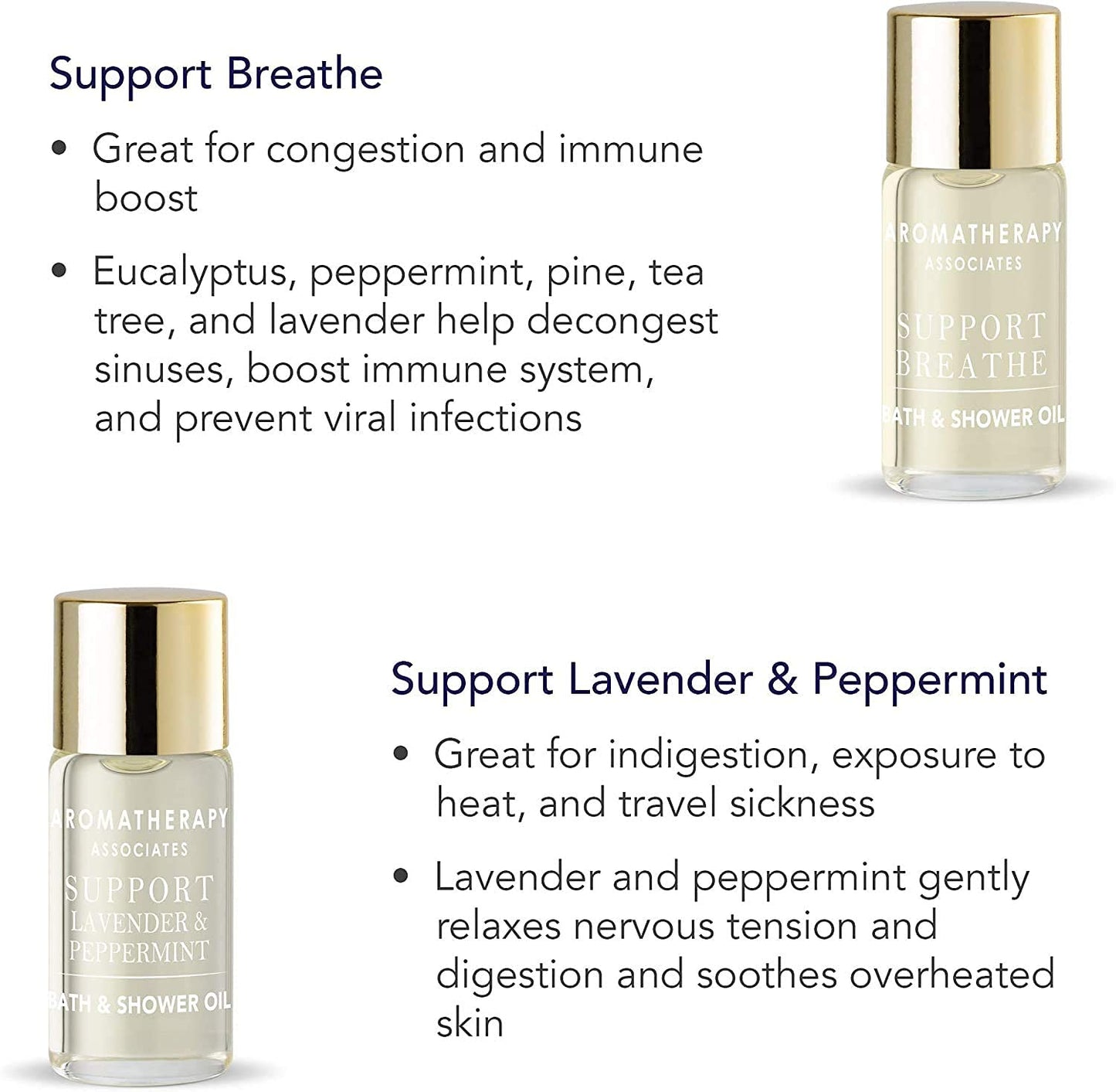 Aromatherapy Associates Discovery Collections Miniature Bath & Shower Oil Set, 10 x 3 ml