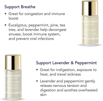 Aromatherapy Associates Discovery Collections Miniature Bath & Shower Oil Set, 10 x 3 ml