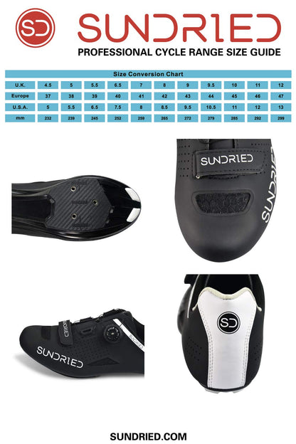 - Sundried Pro Road Bike Shoes -