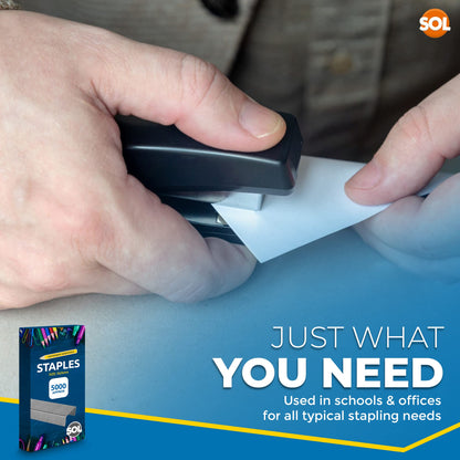 5000pk Staples 26/6 Standard Fit | 26/6mm Staples for Desktop Staplers and Pliers | 26/6 Staples 26/6mm | Office and School Stationary Supplies 26/6 Staples 5000 | 26/6mm Staple
