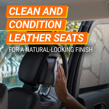 Armor All, Leather Care Gel, Cleans and Conditions your Leather Seats, Keeps Leather Looking New and Protects Against Spills and Stains, Ideal for Car & Motorcycle Detailing, Made in the UK