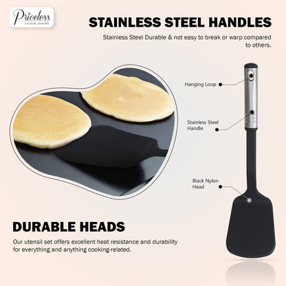 - Priceless Homeware Kitchen Utensils Set | 17 Cooking Utensils Set | Kitchen Tool -