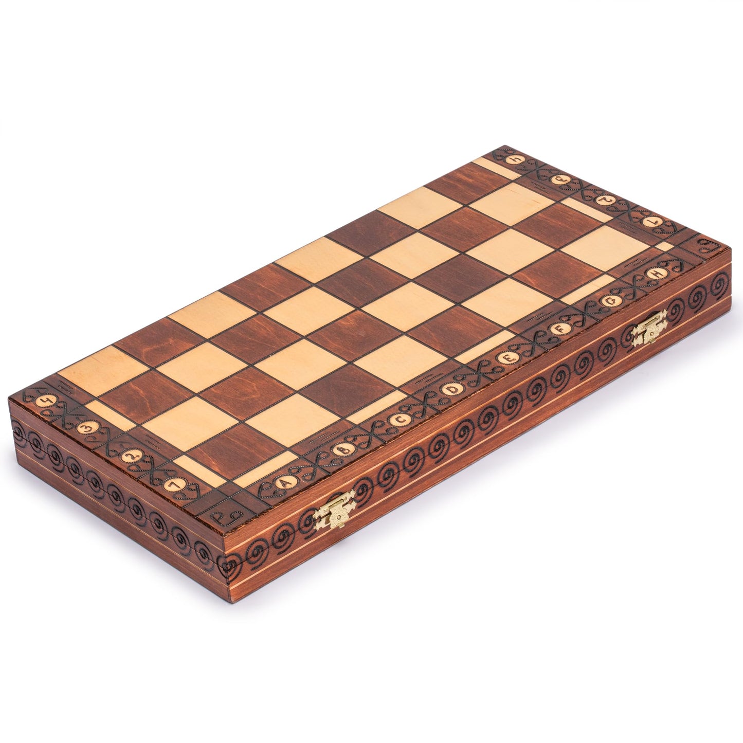 - Husaria International Folding Wooden Chess Game Set | Ambassador | 55-centimeter -