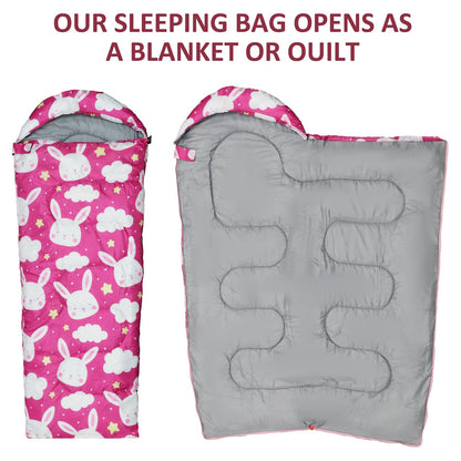 - Kids Sleeping Bags | Camping Sleeping Bags with Carry Bag -