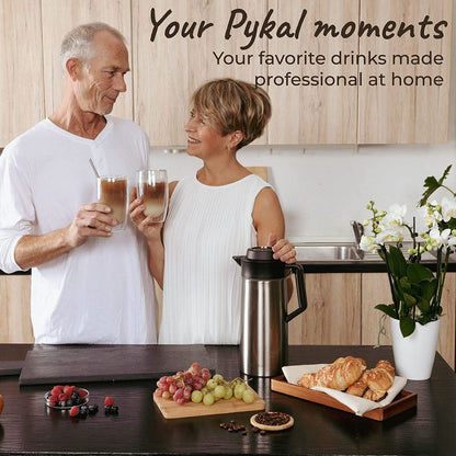 - Pykal Thermal Coffee Jug | 68 Oz | Vacuum Insulated Hot Drink Carafe 8HR 65C -