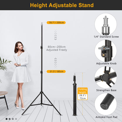 - MSKIRA Softbox Lighting Kit | 2X85W 2700-6400K | Bi-Color LED -