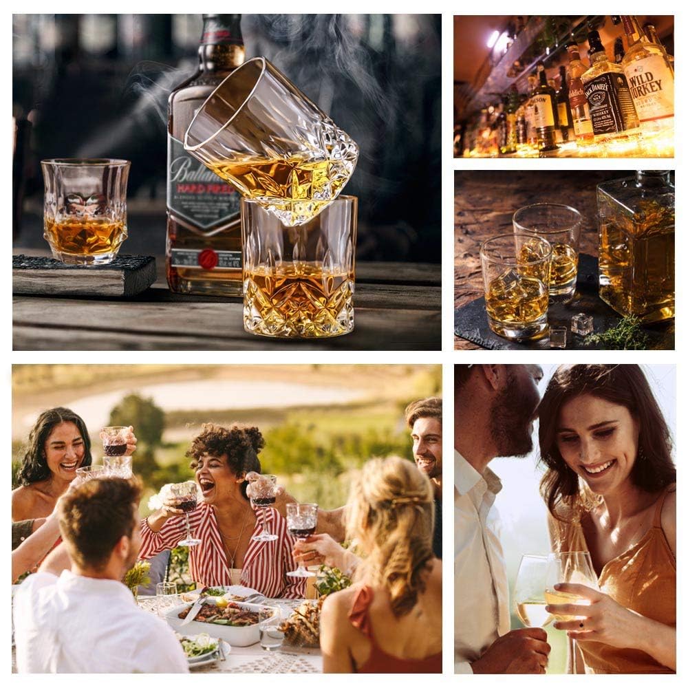 - EDSG Personalised Engraved Whiskey Tumbler Glass | 7oz | Birthday Christmas Anniversary Wedding Gift For Men Dad -