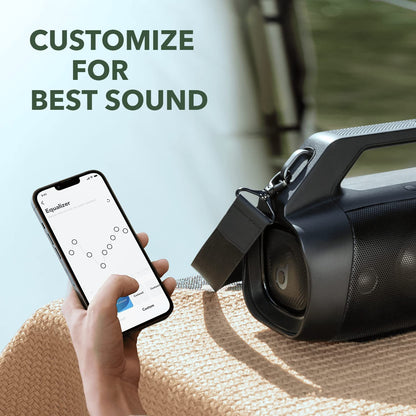 - Soundcore Anker Motion Boom Plus Bluetooth Speaker | Portable Speaker | 80W Booming Sound | IP67 Waterproof and Dustproof -