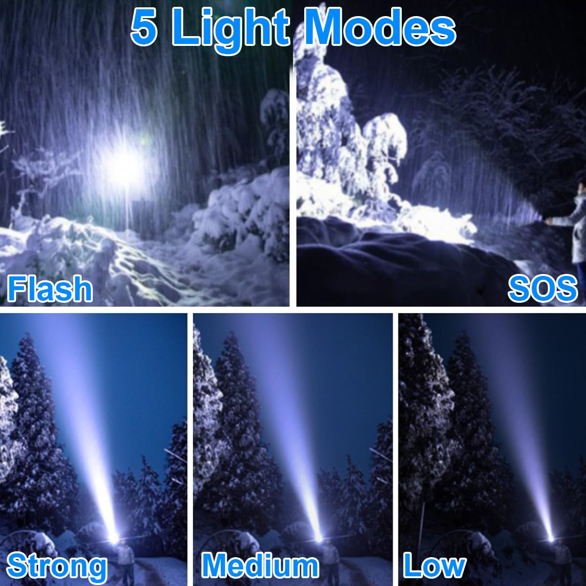 - UNAGEA Rechargeable LED Torch | Super Bright -