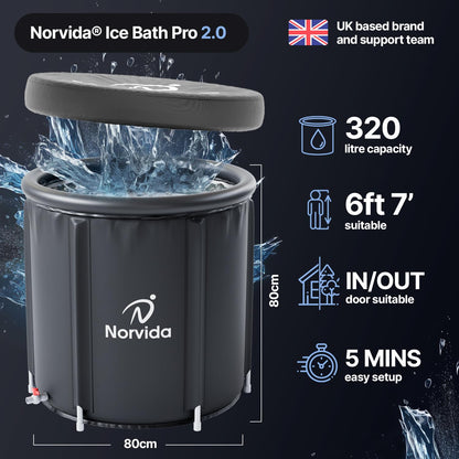- Ice Bath Tub Outdoor | Large Cold Water Therapy Ice Recovery Pod -